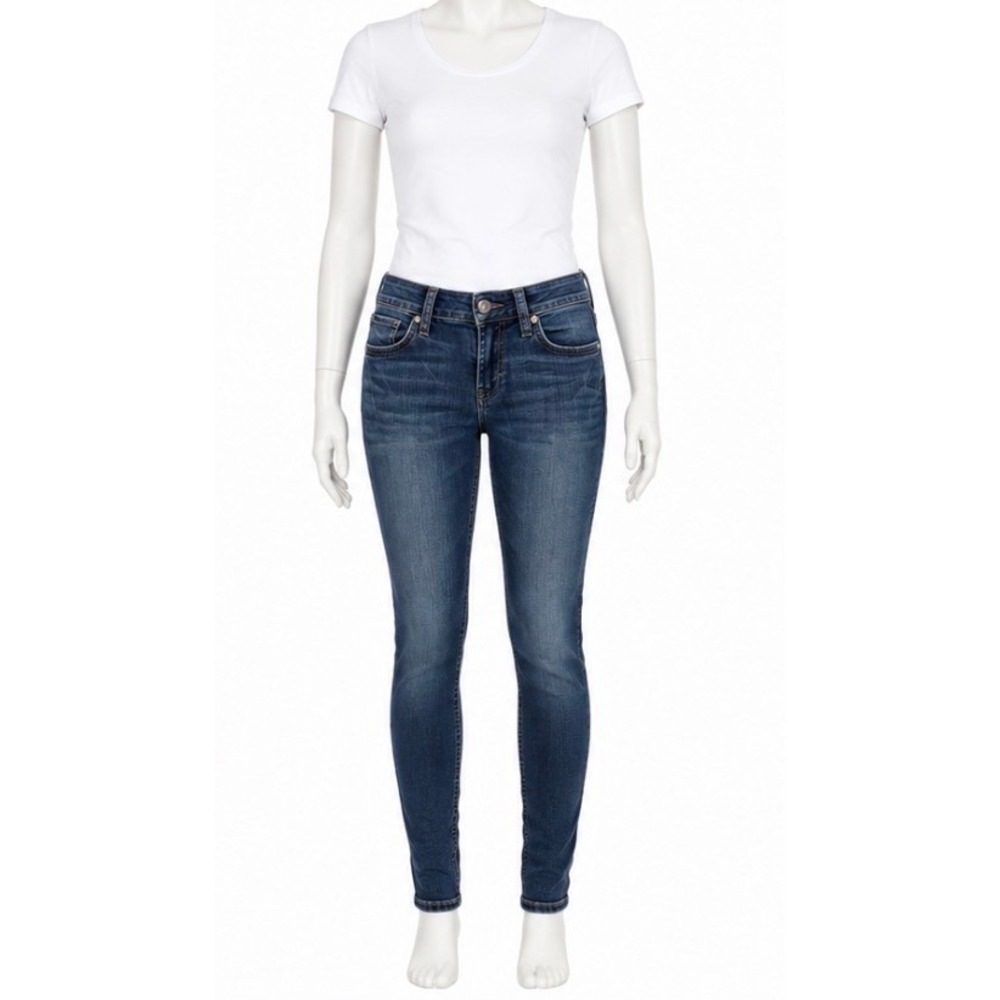 Silver Jeans Suki Mid Super Skinny Jeans W30 L31 Dark Wash Denim Curvy Fit Blue